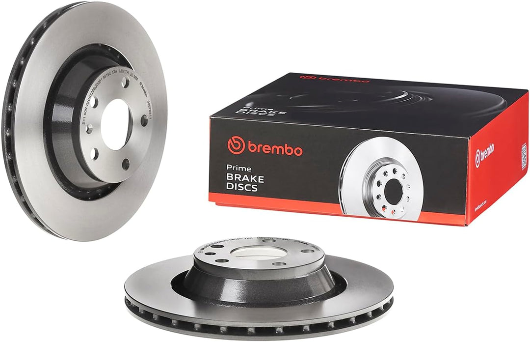 Brembo 09.9768.11 Hintere Bremsscheibe mit UV Lackierung, Anzahl 2