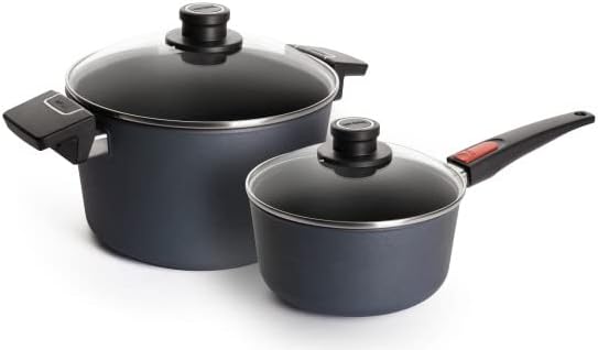 Woll Diamond Lite Topfset 4 tlg, bestehend aus Stieltopf Ø 20 cm inklusive Sicherheitsglasdeckel und