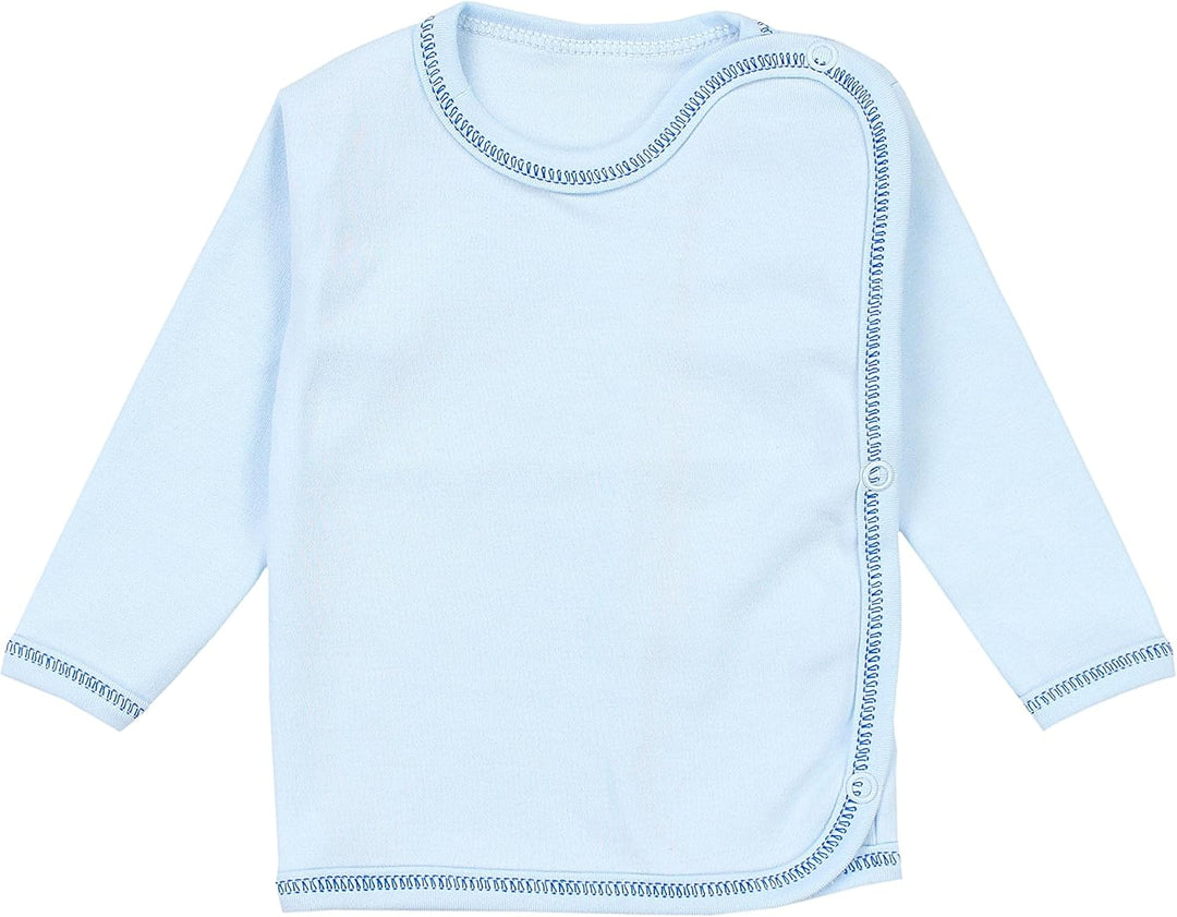 TupTam Unisex Baby Wickelshirt Langarm 5er Pack 50 Junge 2, 50 Junge 2