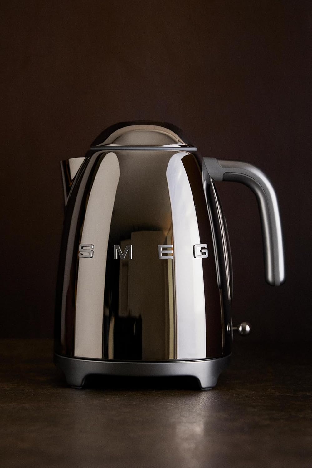 Smeg, KLF03SSEU 1.7L Wasserkocher, Soft-Opening-Kannenverschluss, Herausnehmbarer Anti-Kalkfilter au