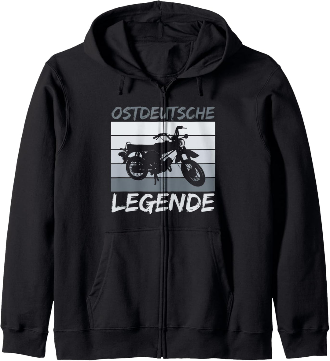 Ostdeutsche Legende Simson DDR Moped Zweitakt Vintage Kapuzenjacke