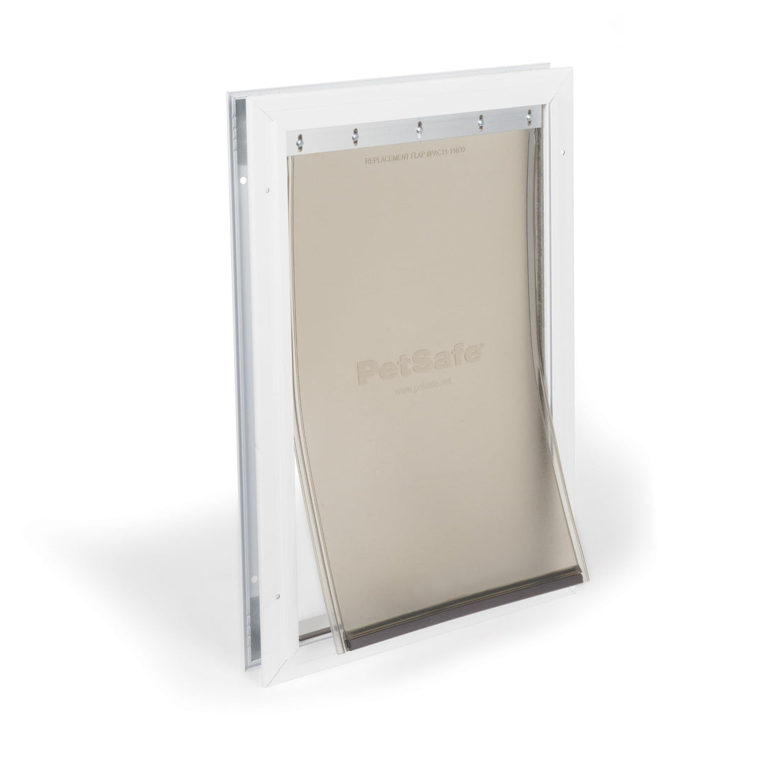 PetSafe Staywell Aluminium Hundeklappe, Langlebiger Aluminium-Rahmen, Magnetverschluss, Für Hunde bi