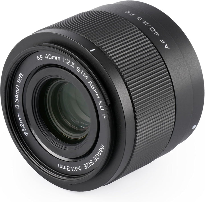 VILTROX AF 40mm f2.5 FE Vollformat Objektiv für Sony, 40mm f/2.5 Prime e Mount Objektiv für Sony a7c