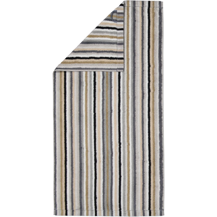 CAWÖ Home Handtücher Life Style Streifen 7048 Kiesel - 37 Saunatuch 70x180 cm, Saunatuch 70x180 cm
