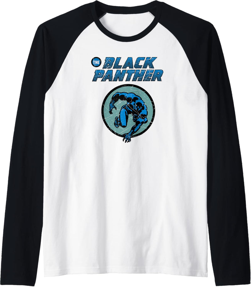 Marvel The Black Panther Comic Action Raglan