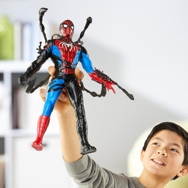 Marvel Spider-Man VenomVersus Spider-Man Farbwechsler Action-Figur mit Zubehör, Black