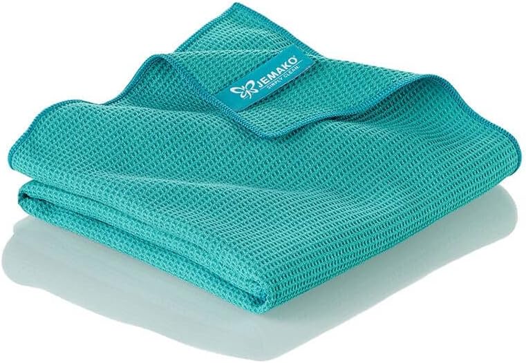 JEMAKO 3er Set Trockentuch mittel 45x60 cm Profituch klein 35x40 cm Duopad grün mini Ø 9,5 cm (Türki