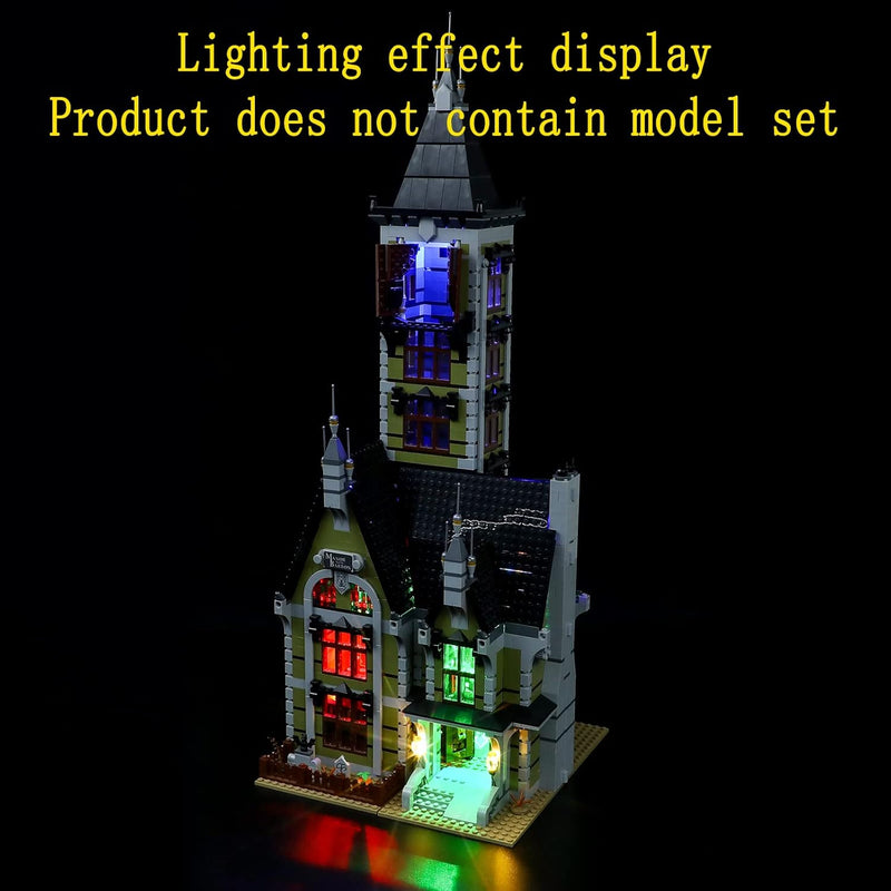 GEAMENT LED Licht-Set (Fernbedienung) Kompatibel mit Lego Geisterhaus Auf Dem Jahrmarkt - Beleuchtun