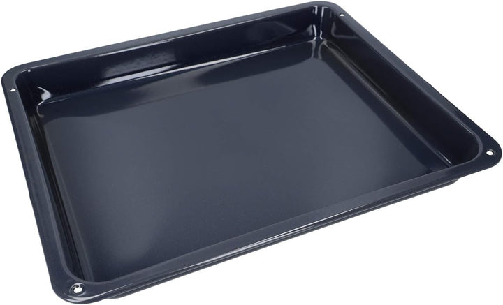 LUTH Premium Profi Parts Backblech hoch Fettpfanne emailliert kompatibel mit AEG 3870288200 426x360x