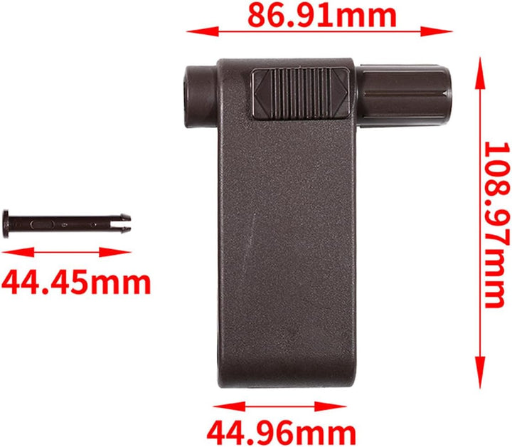 Dachfenster Griffhebel Set AF/BA 2skt Ersatzteil Kompatibel mit Braas Atelier-Fenster Braun