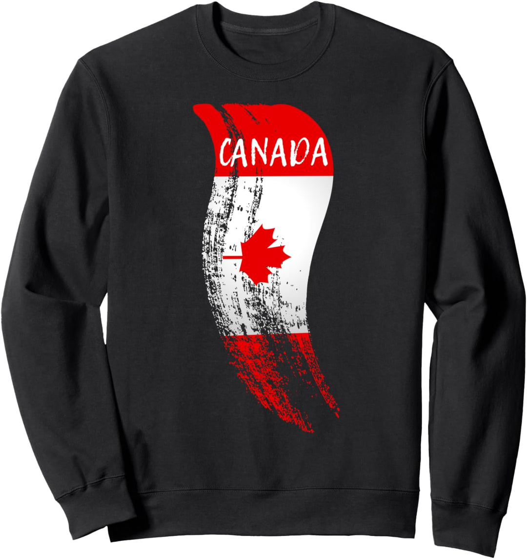 Kanada Flaggen Retro Kanada Ahornblatt Sweatshirt