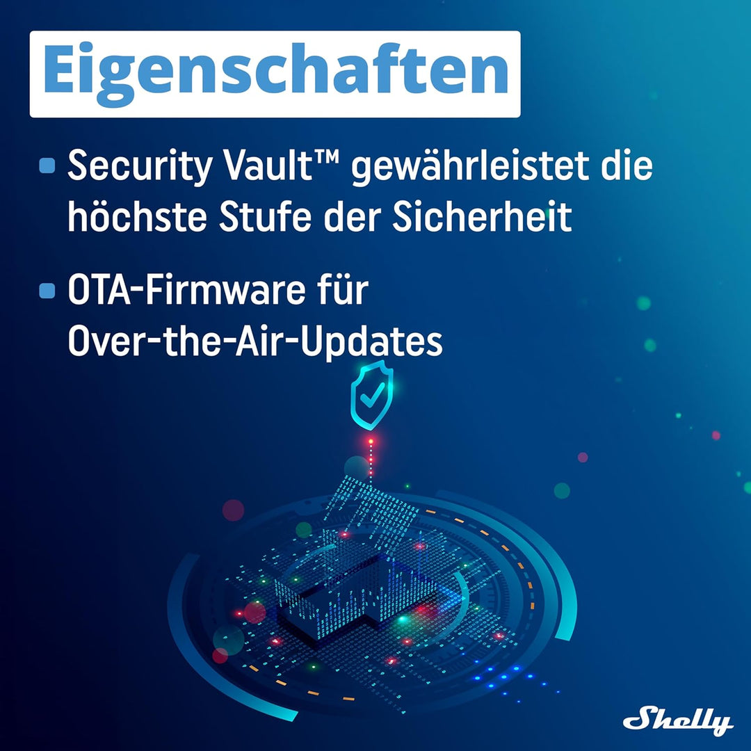 Shelly Qubino Wave 1 | Z-wave Smart-Schalter-Relais, 1 Kanal 16 A mit Trockenkontakt | Hausautomatio