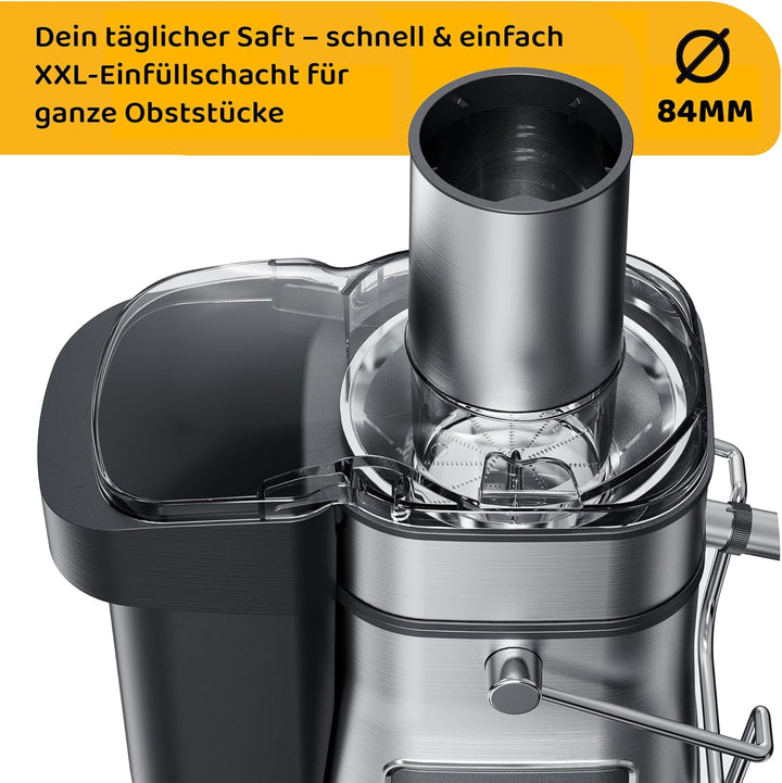 Super Juicer - Linea Tegno - Professioneller Edelstahl Entsafter - Entsafter für Obst und Gemüse - 1