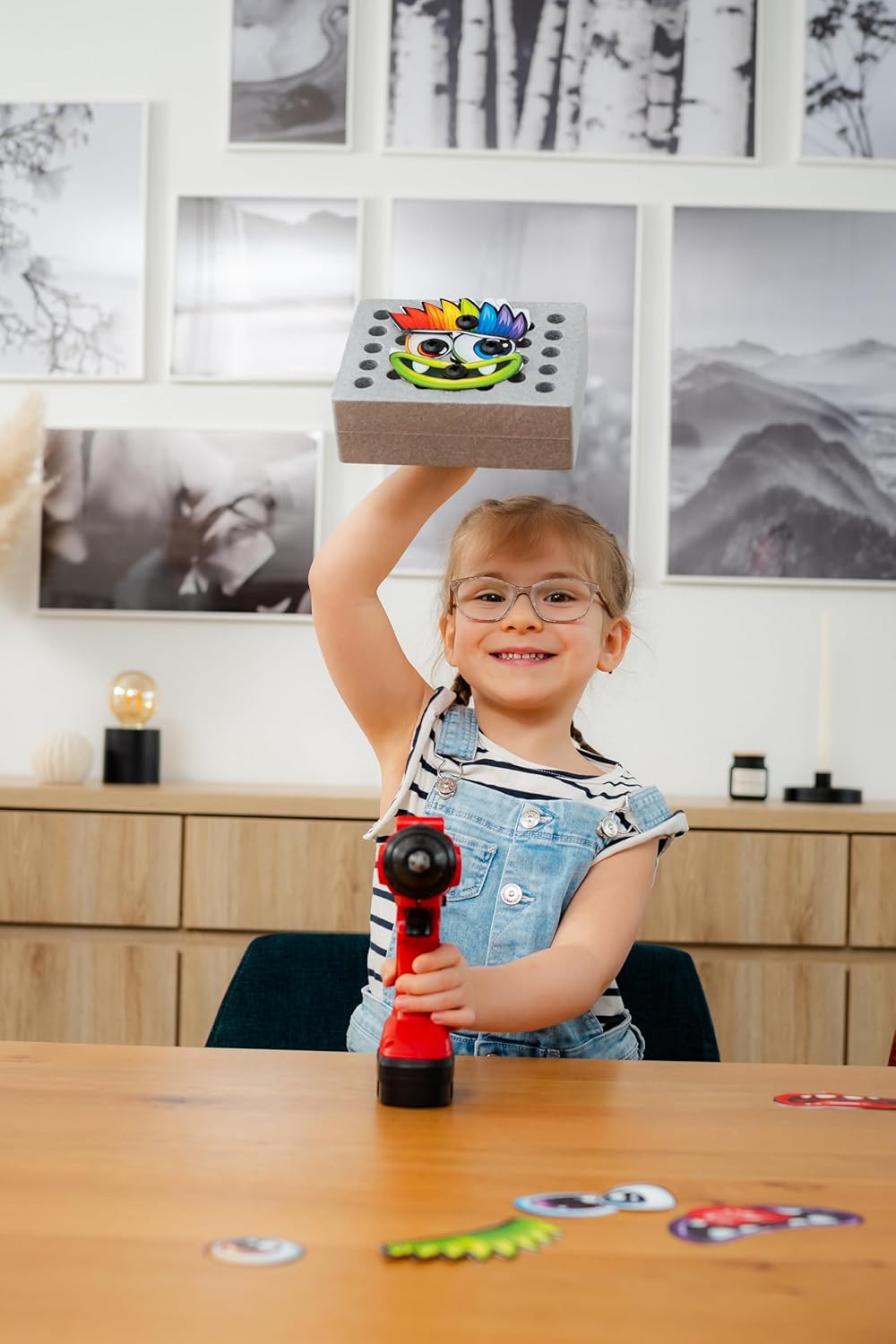fischertechnik Fischer for Kids Power-Box 579436 – Spielwerkzeug mit Duo Kid Dübeln, Schraubendreher
