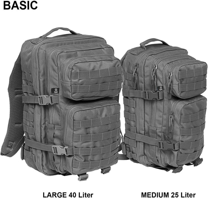 Brandit US Cooper Large Backpack, mehrere Farbvarianten Anthrazit, Anthrazit