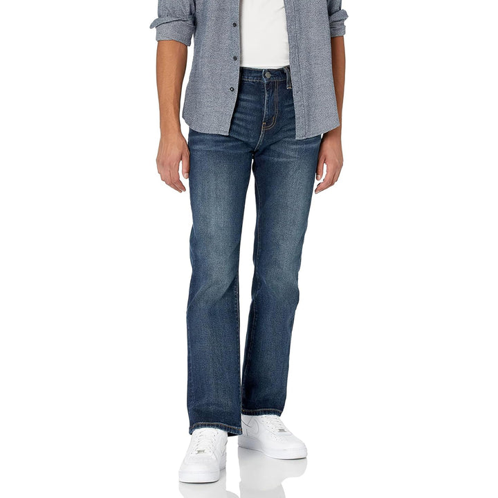 Wrangler Herren Jeans Regular - Mid Waist - Regular Fit - Blau Schwarz W30-W44 30W / 30L Dark Stone,