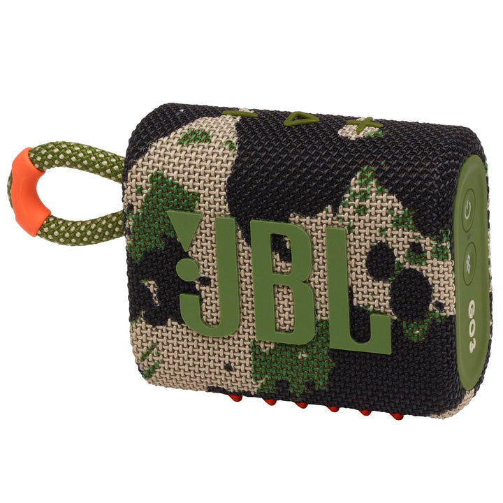 JBL Go 3: Tragbarer Lautsprecher mit Bluetooth, eingebauter Akku, wasserdicht und staubdicht - Squad