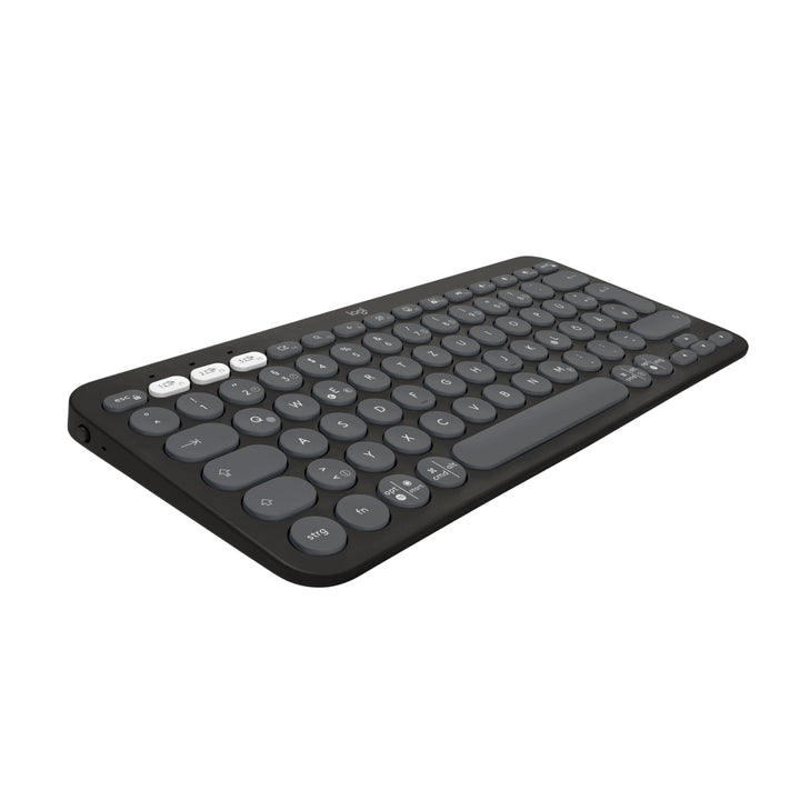 Logitech Pebble Keys 2 K380s, kabellose Multi-Device Bluetooth-Tastatur mit anpassbaren Sondertasten