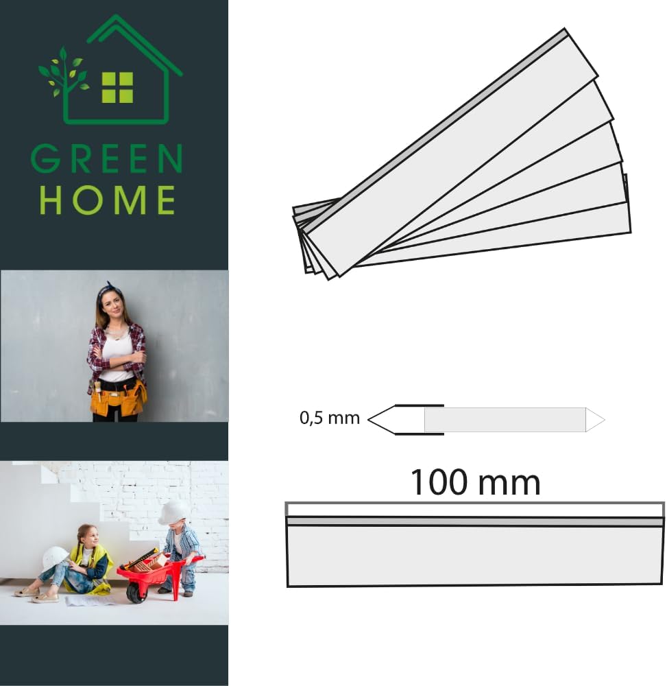 Green Home - Farbschaber PREMIUM 30 cm Tapetenschaber [Schnellwechselvorrichtung] - 100 mm inkl. 5 E