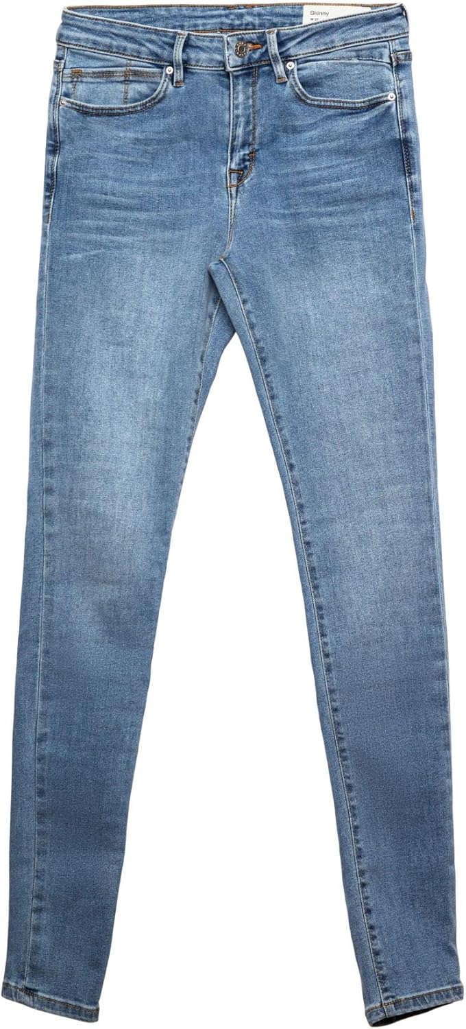 ESPRIT Washed Jeans mit Bio-Baumwolle 25W / 32L Blue Light Washed, 25W / 32L Blue Light Washed