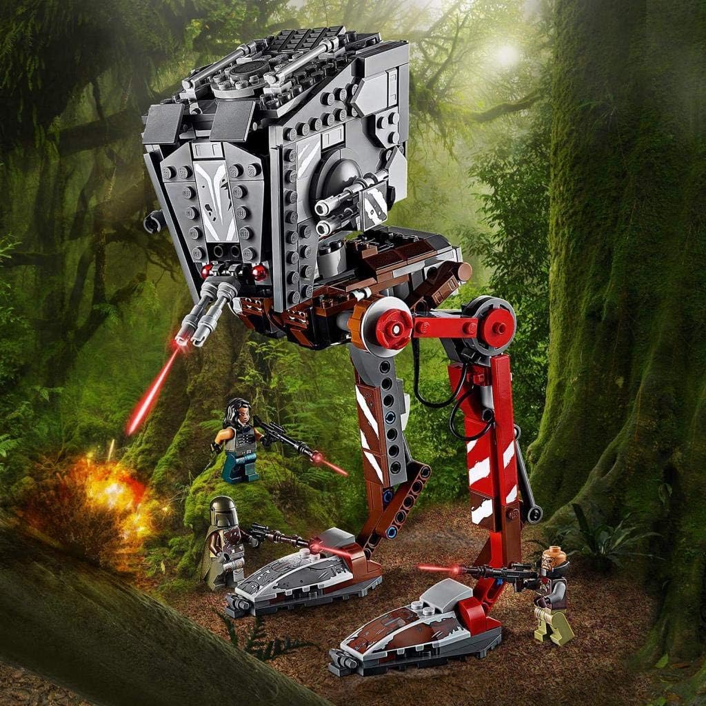 LEGO 75254 Star Wars at-ST-Räuber, Set mit abfeuerbaren Shootern und 4 Minifiguren, TV-Serie The Man
