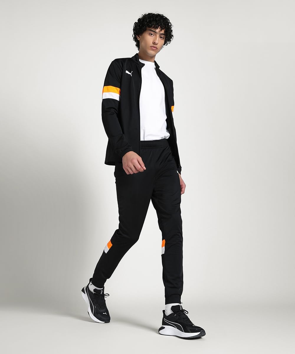 PUMA Herren Individualrise Tracksuit Strickanzüge (1er Pack) S PUMA Black-Heat Fire, S PUMA Black-He