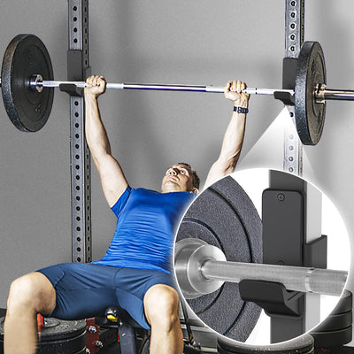 Kipika J-Haken für Power Rack – Unterseite verstärkte Stahlhaken mit Gummiauflage – 2 Stück J-Haken