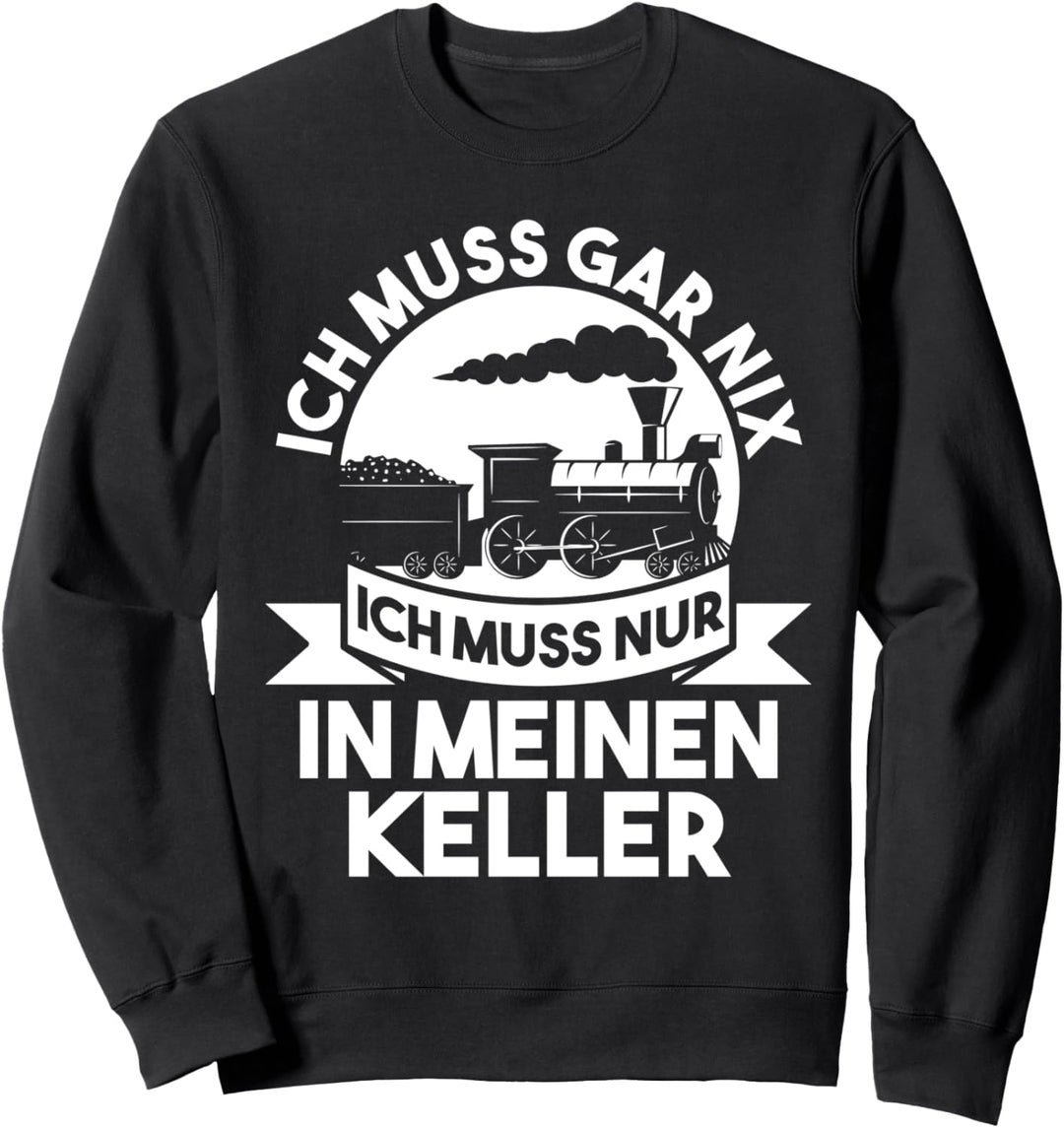 Modelleisenbahn Lokomotive Modellbau Sweatshirt