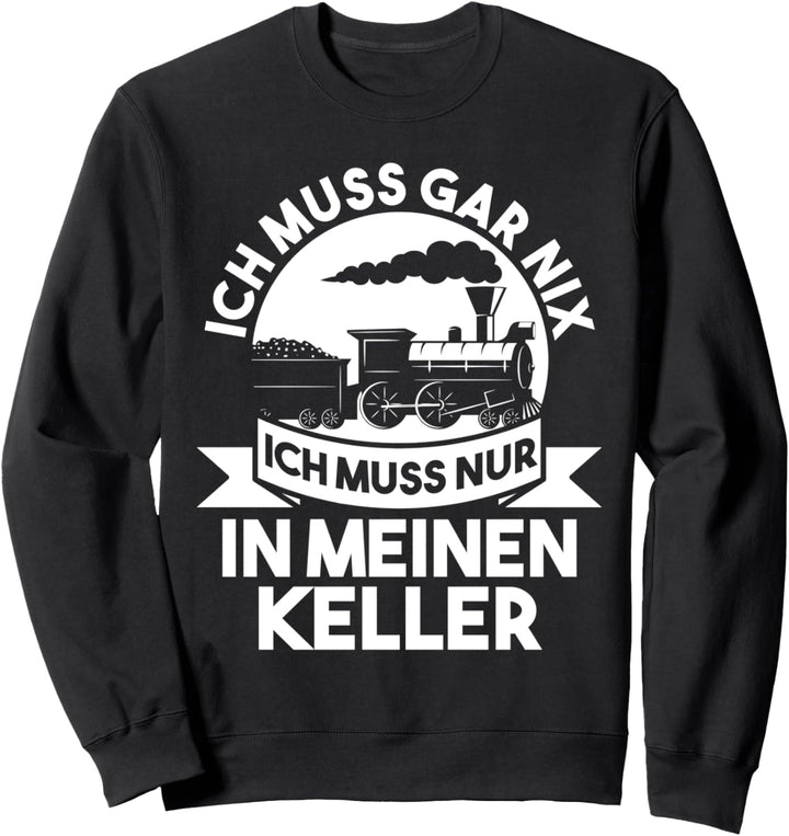 Modelleisenbahn Lokomotive Modellbau Sweatshirt