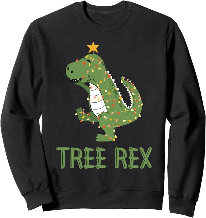 Dinosaurier TRex Schlafanzug - Weihnachten Tree Rex Sweatshirt