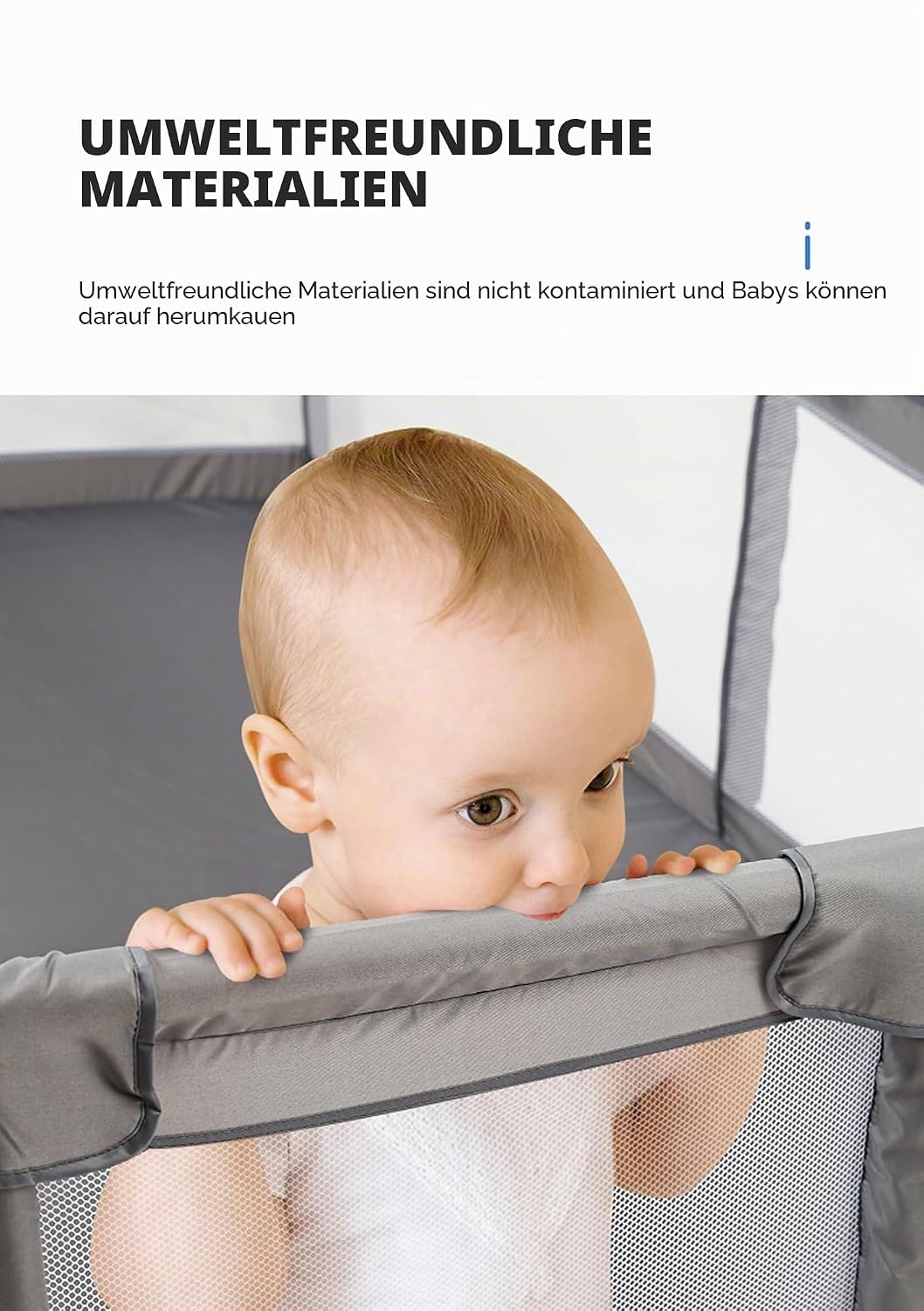 Laufstall Baby, Laufstall Faltbar für Drinnen, Grosser Laufgitter Baby, Kinderaktivitätszentrum Spie