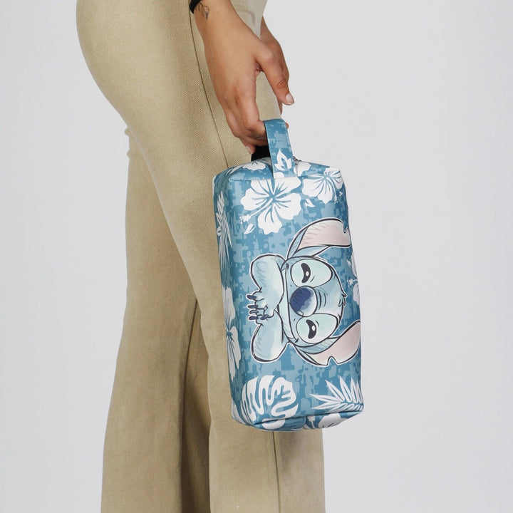 Disney Unisex 06864 Brick Plus Reise-Kosmetiktasche Aloha, Blau, Einheitsgrösse