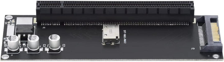 cablecc Oculink SFF-8612 SFF-8611 auf PCIE PCI-Express 16x 4X Adapter mit SATA Power Port für Mainbo