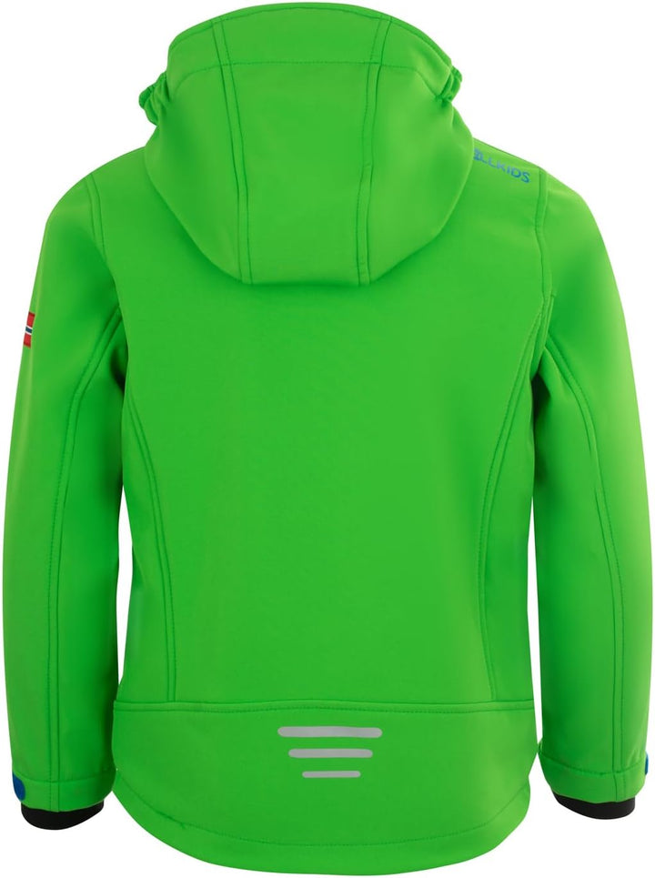 Trollkids Kinder Softshell Jacke Trollfjord 98 Hellgrün / Mittelblau, 98 Hellgrün / Mittelblau