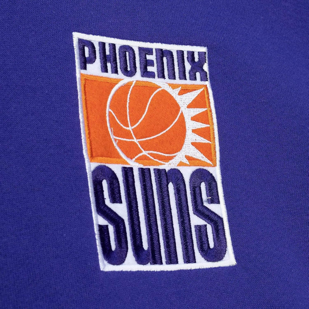 Mitchell & Ness NBA/NFL/NHL/NCAA Hometown Fleece Hoody M Phoenix Suns, Violett, M Phoenix Suns, Viol