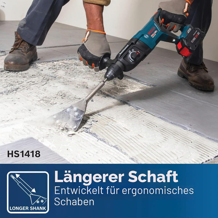 Bosch HS1418, 12,7 x 27,9 cm. SDS-plus® Bulldog™ Bodenschaber 1 Klinge 5-Inch, 1 Klinge 5-Inch