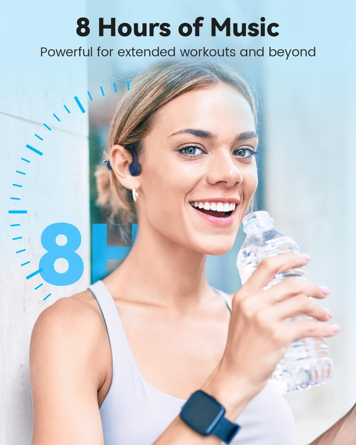 MONODEAL Knochenschall Kopfhörer Bluetooth 5.3 Open Ear Kopfhörer, Typ-C Ladeanschluss, IPX6 wasserd
