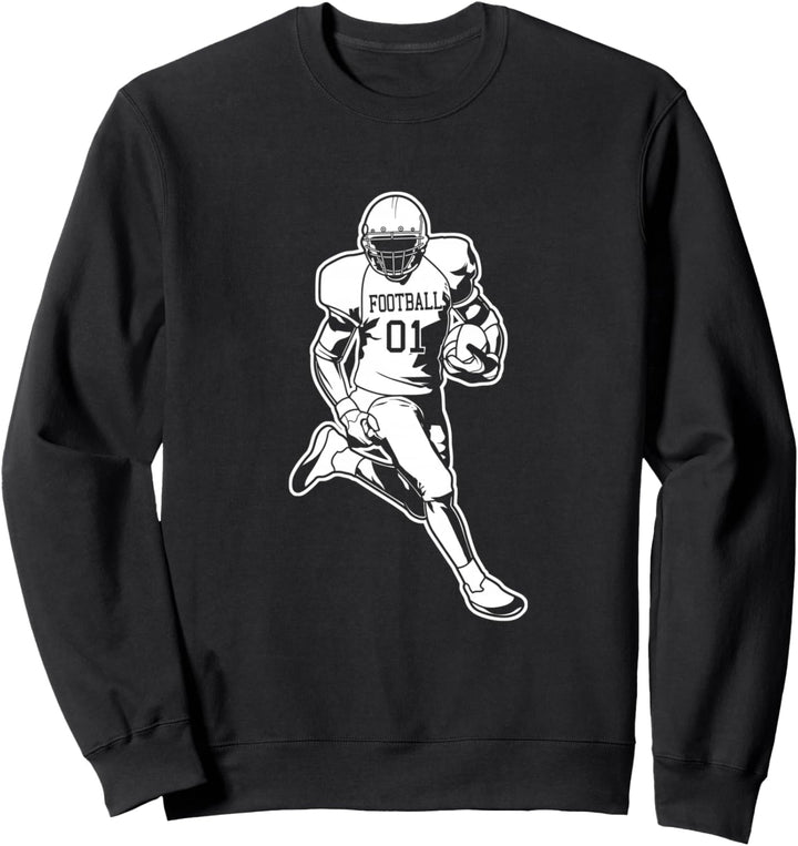 Jungen Footballspieler American Football Sweatshirt
