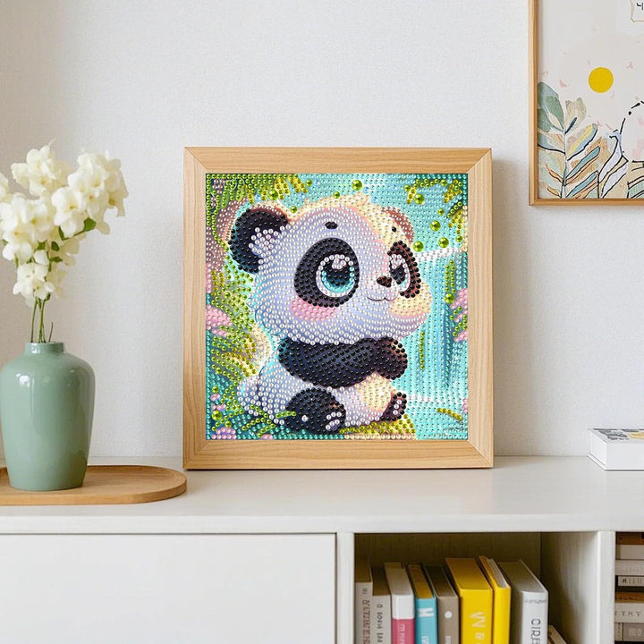 Yunruily 6er Set Diamond Painting Kinder - Karikatur Tiere Diamant Painting Kinder,Diamond Painting