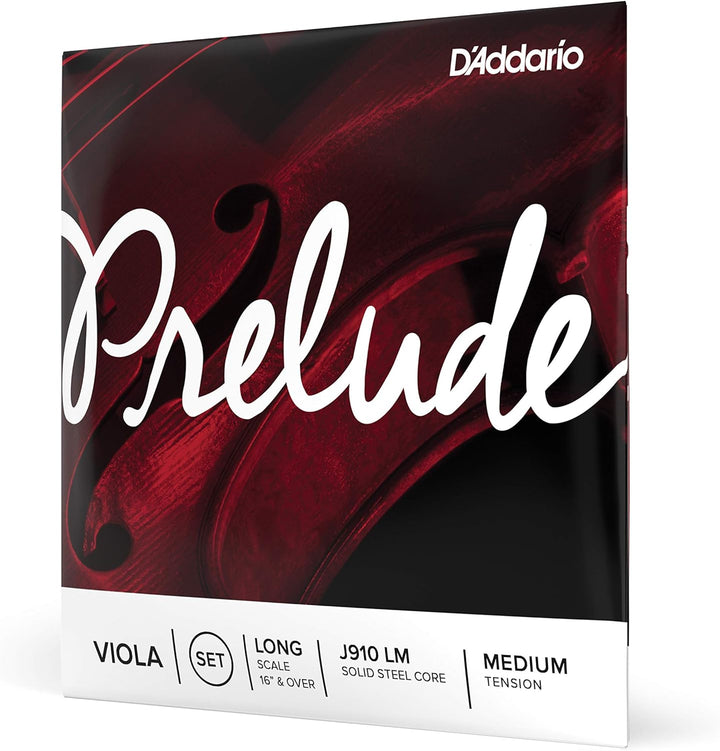 D'Addario J910-LM Prelude Viola Saitensatz Kohlefaserstahl/Nickel Long Medium Set, Set