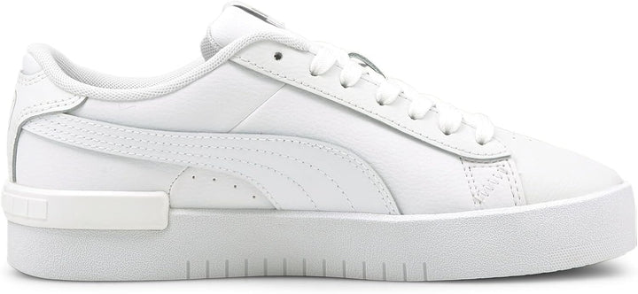 PUMA Mädchen Jada JrRoad Running Shoe 37.5 EU Puma White Puma White Puma Silver, 37.5 EU Puma White