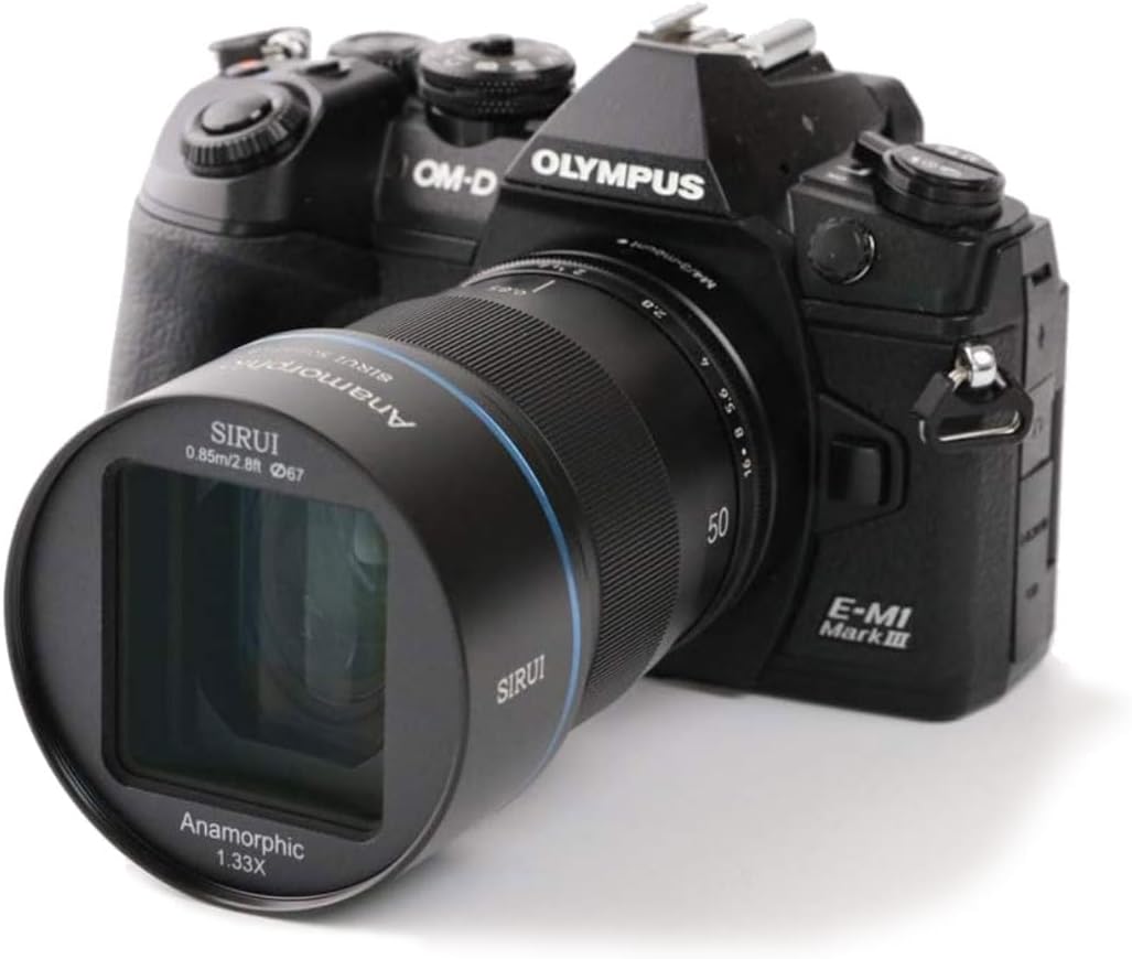 SIRUI 50mm Blende f1.8 Faktor 1.33x APS-C Anamorphot Prime Objektiv Objektive Lens Lenses Modell SR-