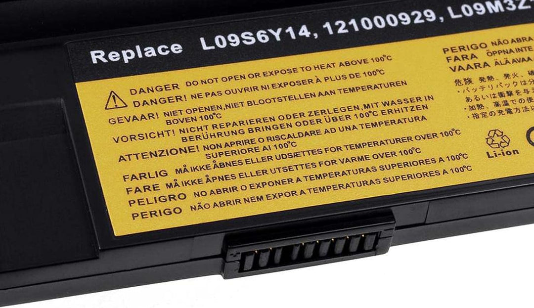 Akku für Lenovo Typ 57Y6446 Schwarz, 10,8V, Li-Ion