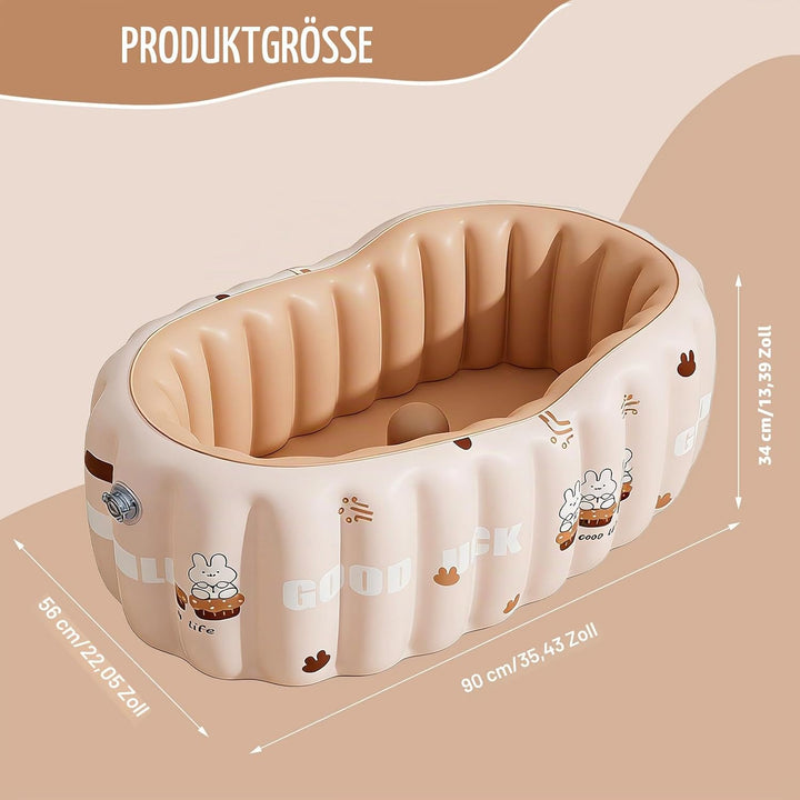Aufblasbare Baby Badewanne, Aufblasbare Badewanne Für Kinder Mit Luftpumpe, Säuglings Kinder Badewan