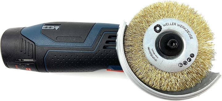 2er SET Drahtbürste Bürste Reinigungsscheibe passend für Bosch GWS 10,8 12V 76 Zubehör Schleifscheib