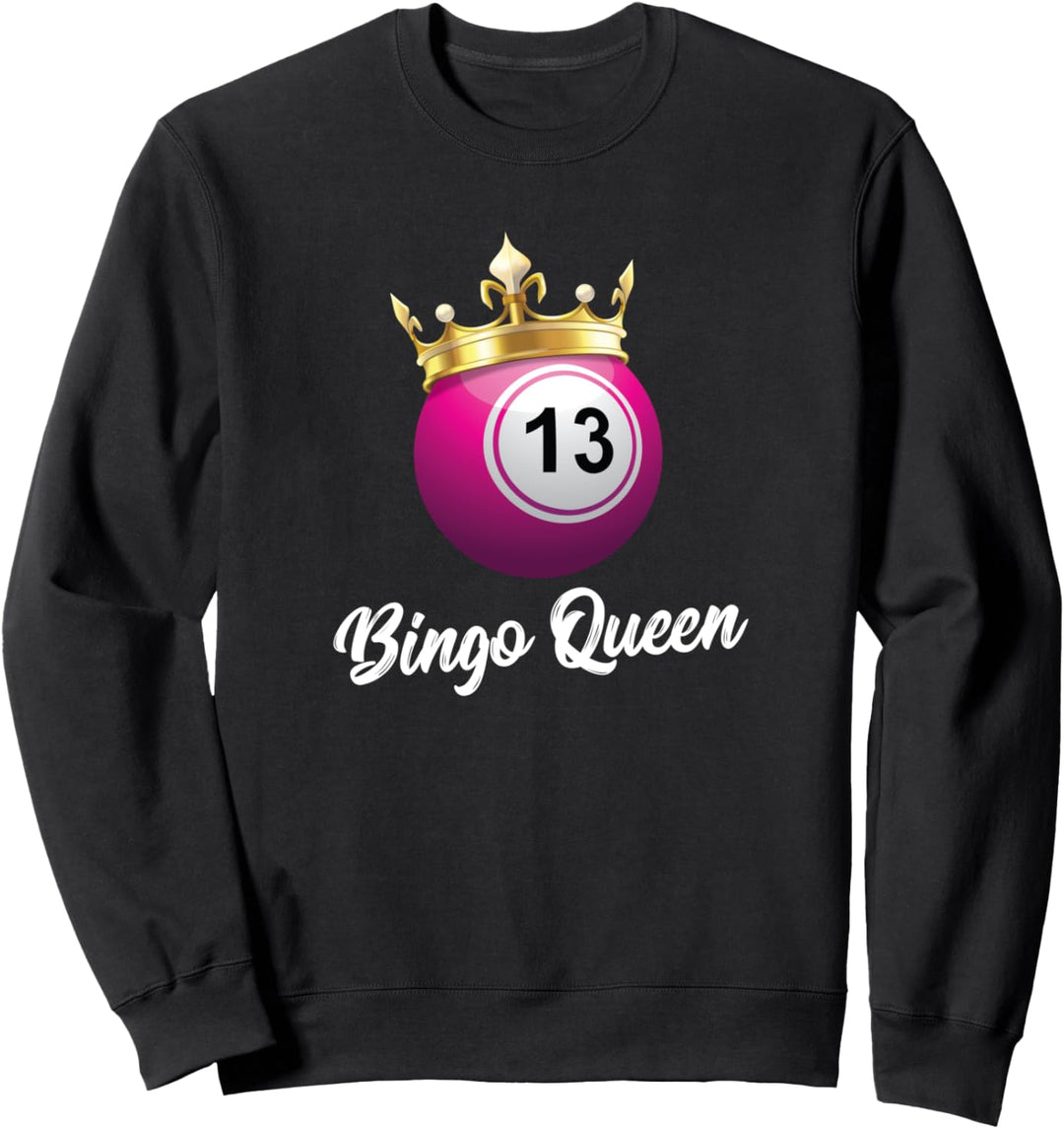 Bingo Queen Bekleidung Bingo Produkt für Oma Bingo Queen Sweatshirt