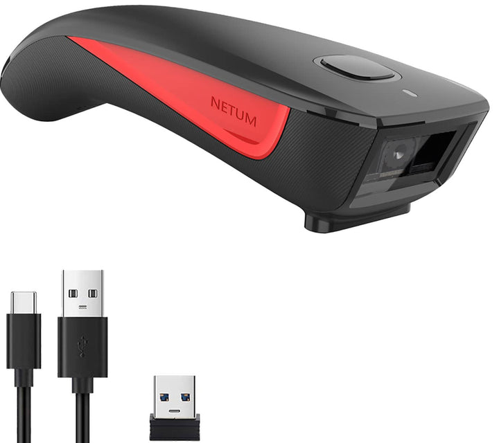 NETUM C990 Bluetooth 2D QR Barcode Scanner Wireless kompatibel mit kleine Tasche USB 1D 2D QR Code S
