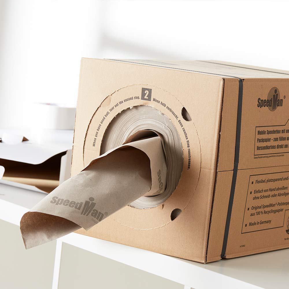 SpeedMan Box - Mobile Spenderbox mit Packpapier