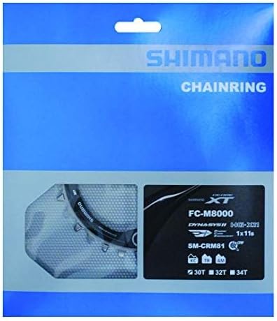 SHIMANO Unisex – Erwachsene Deore Xt Kettenblatt 32 zähne Silber, 32 zähne Silber