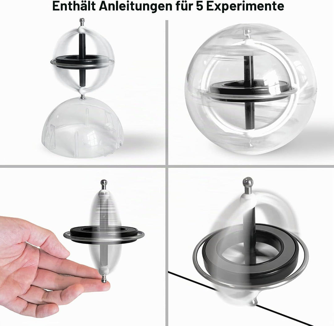 Thames & Kosmos | 678002 | Gyroskop | Essential STEM Tools | Experimente | Physik | Ab 8 Jahren